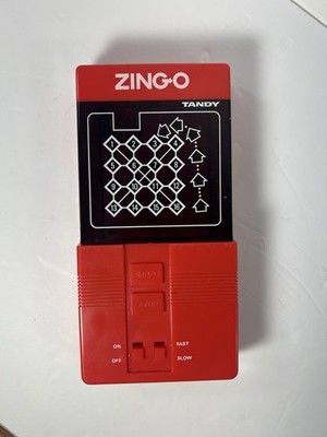 Zingo Handheld Game Tandy 1980 s Tested/Works VTG Tech Radio Shack Electronic