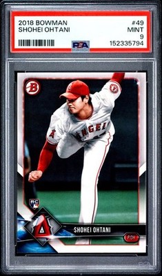 2018 Bowman - Shohei Ohtani #49 (RC) for sale online | eBay
