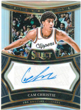 CAM CHRISTIE 2024-25 Panini Select Rookie Signatures Silver Prizm (139/249) Auto