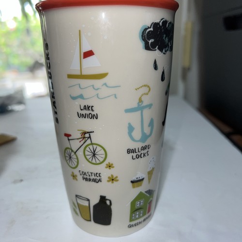 Gobelet en céramique Starbucks Seattle Highlights collection locale 2017 - Photo 5/15
