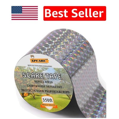 350ft Bird Scare Tape - Effective Window Protection & Wildlife Safety