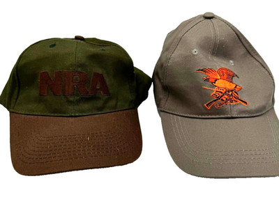 NRA Logo Caps (Two Different) - Adjustible Strap