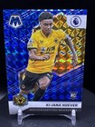 2021-22 Panini Mosaic Premier League Ki-Jana Hoever #55 Blue Mosaic Prizm /99 RC
