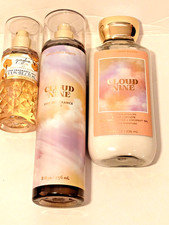 3 pc set 2.5 0z Cloud Nine Fragrance Gingham Cloud Nine Fine Mist  Lotion