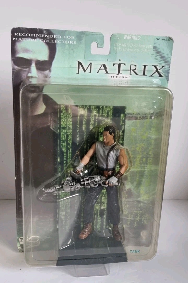 The Matrix Film Tank Action Figure N2 Toys Action Figure SEALED 2000