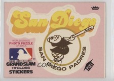 1979 Fleer Grand Slam Hi-Gloss Team Stickers San Diego Padres #SDP ic4