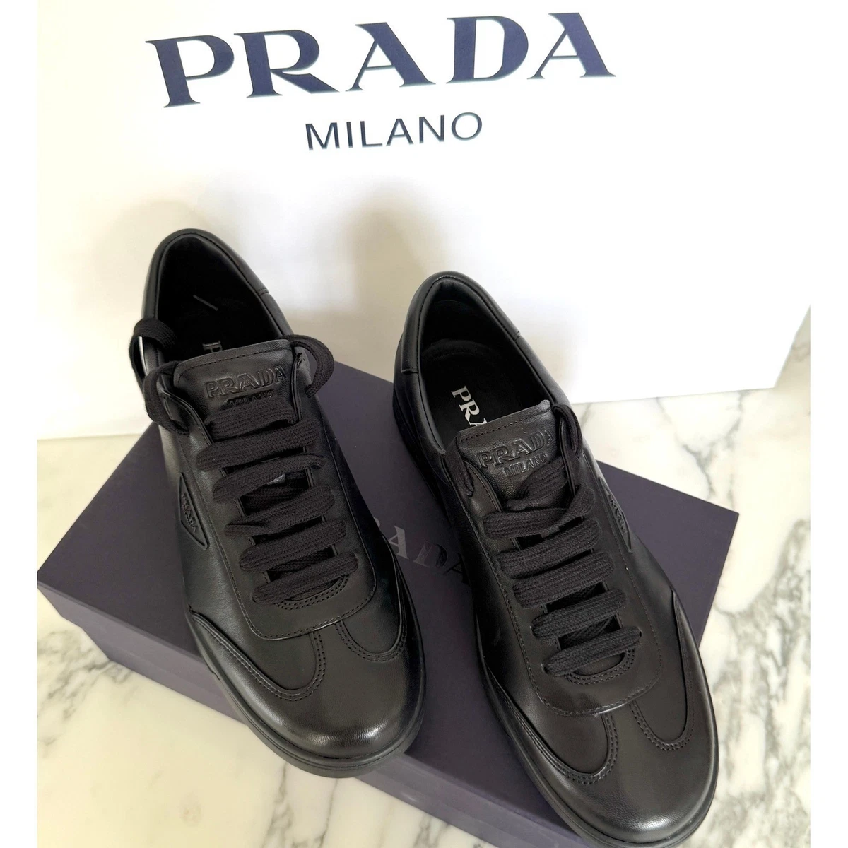 prada mens leather shoes products for sale | eBay