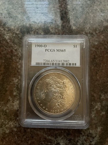 1900-O Morgan Silver Dollar MS65. Nicely Toned See Pics