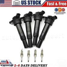 ✅4pcs Ignition Coil & Spark Plug Set For Hyundai Elantra 1.8L 2011-2016 UF651✅