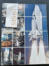 1983 NASA Rockwell Space Shuttle Challenger STS-6 Press Media Kit Folder Lot “C”