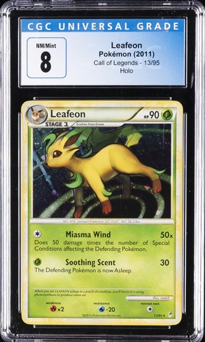 Leafeon graded CGC 8 for sale on eBay