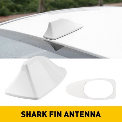 Carbon Fiber Style Car Shark Fin Aerial Antenna Mast Roof AM/FM Radio Sig B