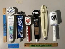 ✅ (6) Beer Tap Craft Handles Kings & Convicts, Coronado, Pub Beer Lot 521
