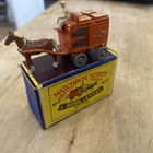 MATCHBOX LESNEY No7A HORSE DRAWN MILK FLOAT  MOKO ENSCRIPTED BOX NICE ORDER