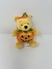 Winnie the Pooh Mini Plush Halloween Pumpkin Jack O Pattern 8  Disney