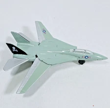 Diecast F-14 Tomcat A217 Fighter Jet Navy Jolly Rogers Vintage Toy Plane