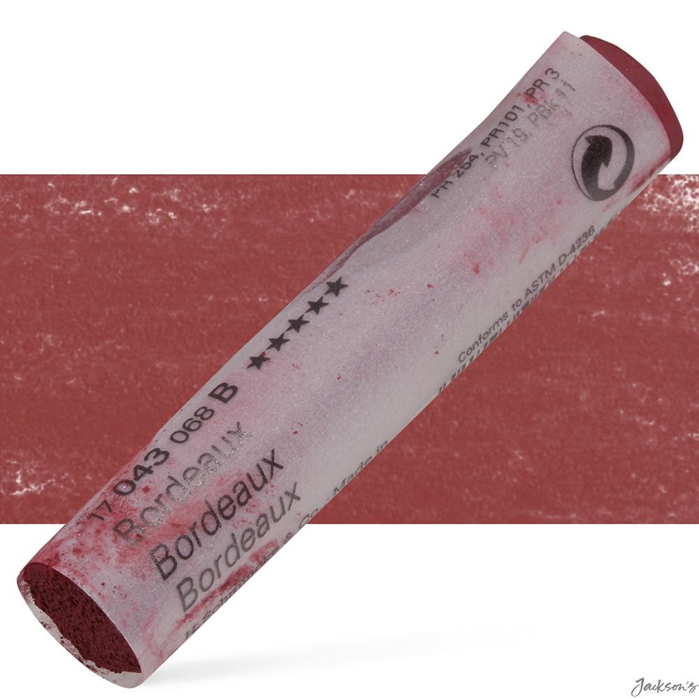 Schmincke Soft Pastel Stick Artist Pigment Bordeaux 43B For Drawing