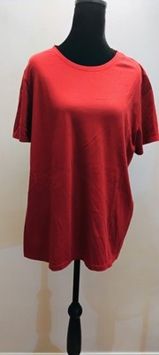  Lands  End Crew Neck Short Sleeve T-shirt:  Gry,Blu,Red, 2 Orange;5 Shirts.Sz L