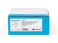 10 Coloplast 16765 SenSura Mio Convex Ostomy Pouch 3/8" to 7/8" Exp 2026