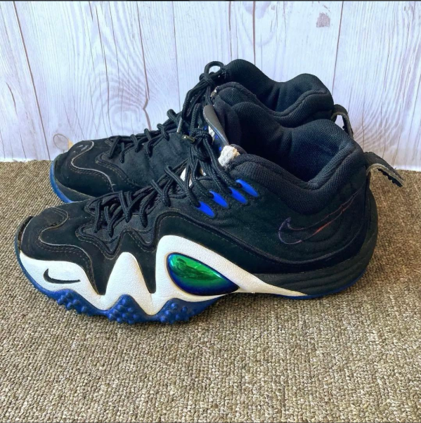 Nike Air Zoom Flight V 5 OG 1990s Vintage Jason Kidd Black Blue