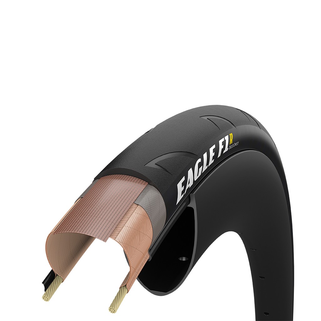 Бескамерная дорожная шина Goodyear Eagle F1 R 700x28 с UHP-составом проколотая 19190₽