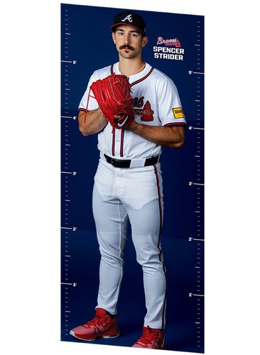 Spencer Strider Growth Chart ⚾️ Atlanta Braves SGA Flag