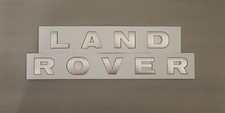 Land Rover Letters Emblem Front Hood Trunk Replacement Nameplate Chrome 2003-09