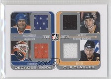 2013-14 ITG Decades 1990s Silver 1/30 Mark Messier Cam Neely Grant Fuhr HOF 4p7