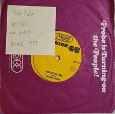 Richard Harris Macarthur Park Vinyl Record 7" VG/VG GFF101 1968