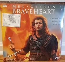 Braveheart Laserdisc, 1995 Widescreen Edition Mel Gibson