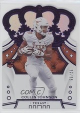 2020 Chronicles Draft Picks Crown Royale Mirror Purple 22/25 Collin Johnson n0c
