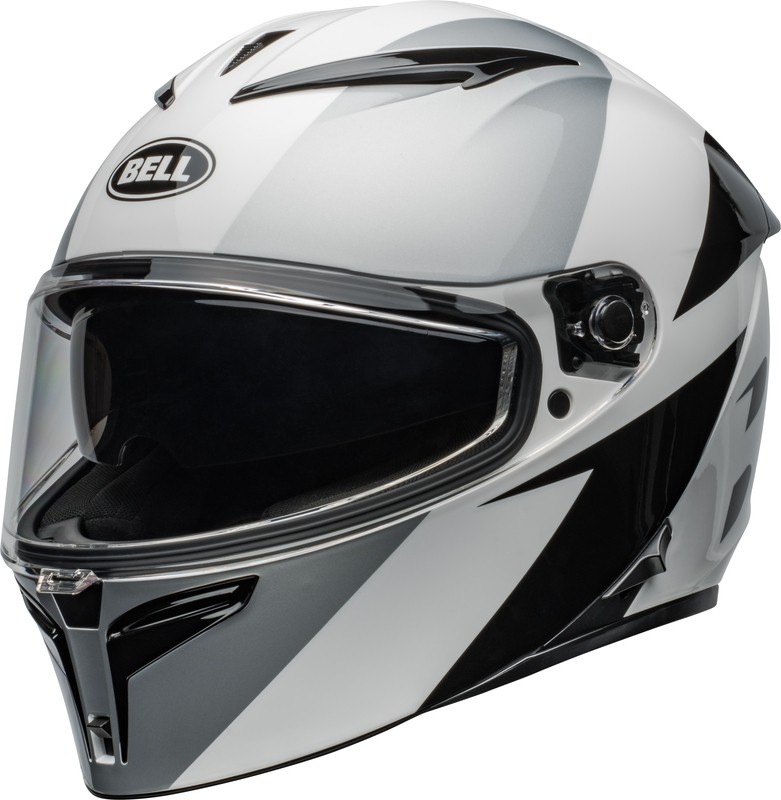 Casque BELL Lithium Cisaille moto scooter homologué polycarbonate argent