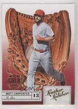 2019 Panini Leather & Lumber Gloves Embossed Gold Proof Matt Carpenter #41 fm0