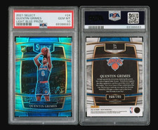 2021-22 Panini Select Quentin Grimes Light Blue Prizm /299