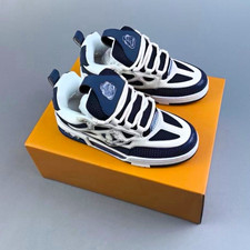 Herren Low Top Sneaker Kalbsleder gepolstert Schnürung EU 42 US 8,5 …