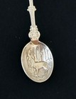 Vintage Dutch Silver-Plated State of Oregon Souvenir Spoon By Herbert Hooijkaas — photo 1