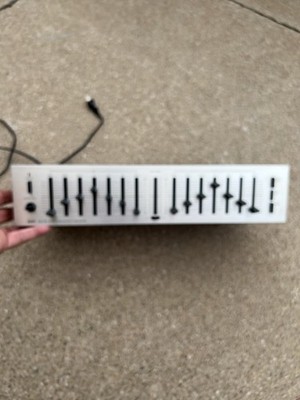 Vintage BSR EQ-II Silver Face 7-Band Stereo Frequency Sound Audio Equalizer NICE