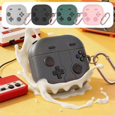 Cute Liquid Silicone Shockproof Case w/ Carabiner For Samsung Galaxy Buds 4/4Pro