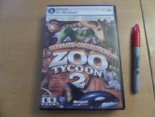 Zoo Tycoon 2 Ultimate Collection  Manual  Box All 4 Expansion Packs PCCD