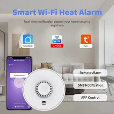 Wi-Fi Smart Heat Detector with Tuya App control, Tuya Smart Heat Alarm