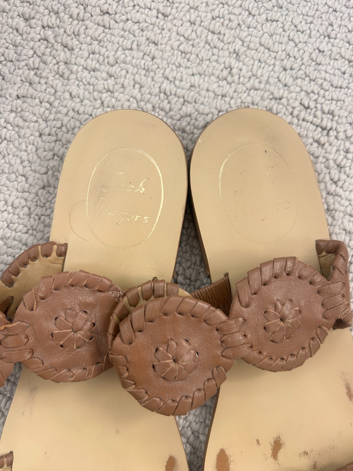 CUTE! Jack Rodgers 7M Brown Sandels