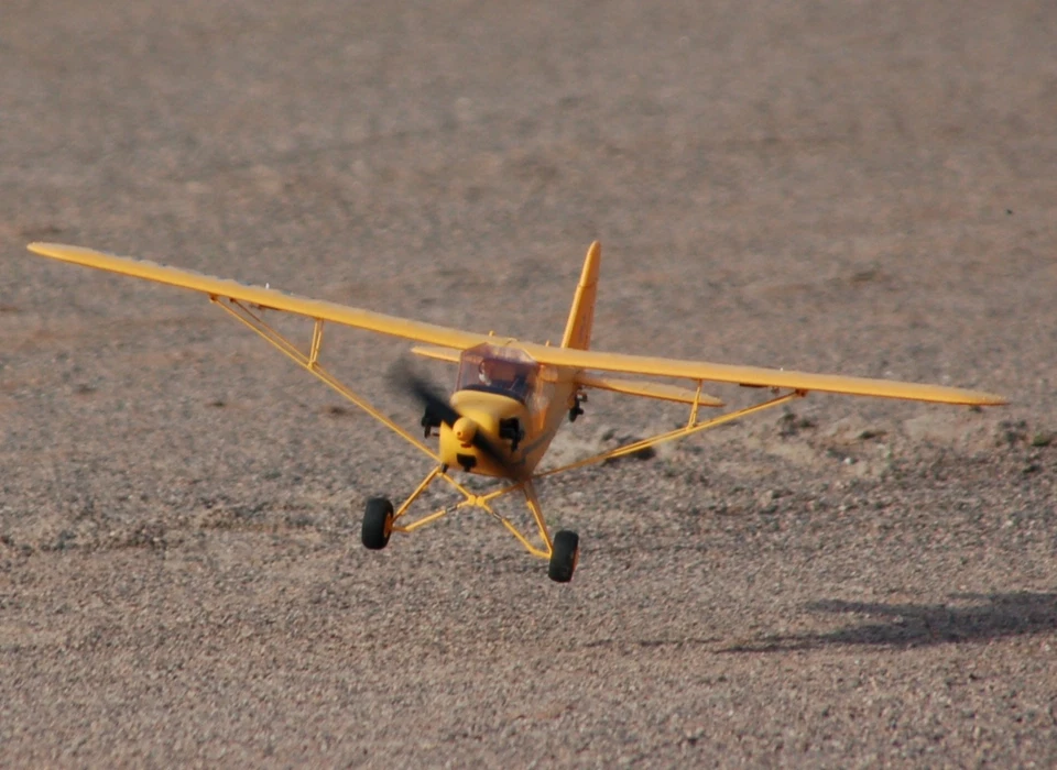 RC Piper J3 RTF 650mm Komplettset 5Kanal 2,4 GHz 2S LiPo Gyro BL-Motor 3D 6G - Bild 4 von 4