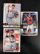 Grayson Rodriguez Rookie card chrome SP bowman STERLING speckle /99 1st edition