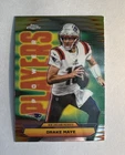 2025 Topps Chrome Drake Maye Power Players Xfractor New England Patriots