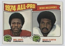 1975 Topps 1974 All-Pro Isaac Curtis Mel Gray #211 0a4f