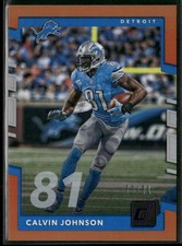 2017 Donruss #31 Calvin Johnson Jersey Number #/81