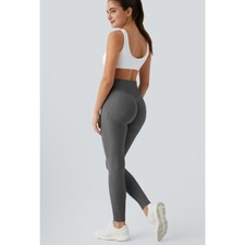 Halara Seamless Flow High Waisted Leggings   Black   Women  s S Sculpting Shaping