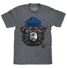 Patriotic Smokey Bear Mens T Shirt Gray