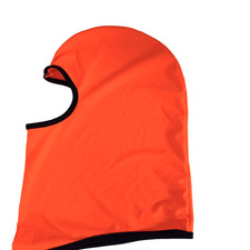 Orange Balaclava Head  Neck Winter Warmer Cold Weather Mask Biker One Size