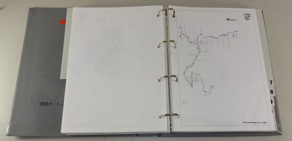 Originale Catalogo Immagini/Catalogo Ricambi per Porsche 924 + 924 Turbo Stand - Immagine 2 di 4